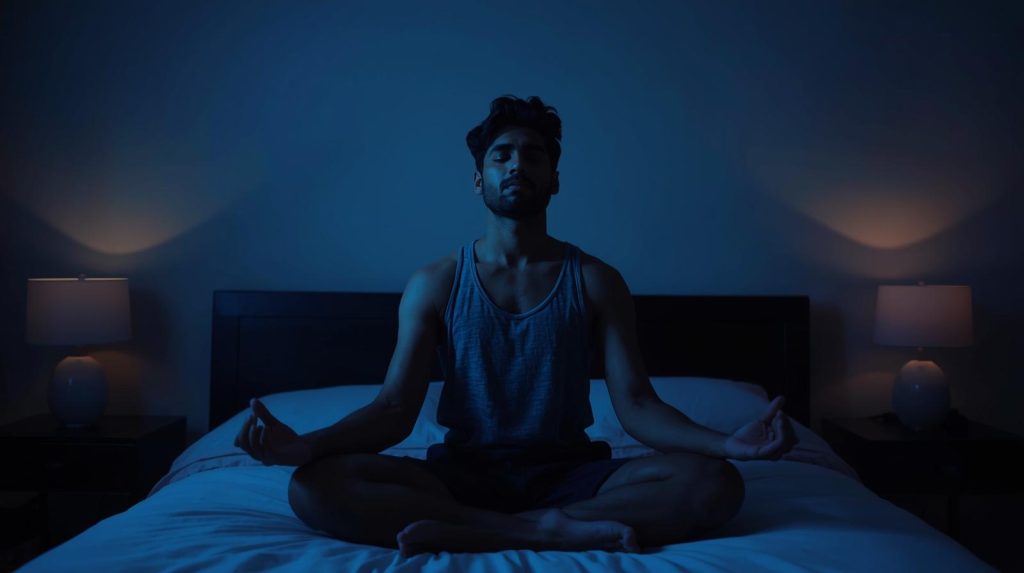 How to Reduce Stress: 5 Habits Proven to Improve Quality of Life Image explaining how meditation can reduce stress.